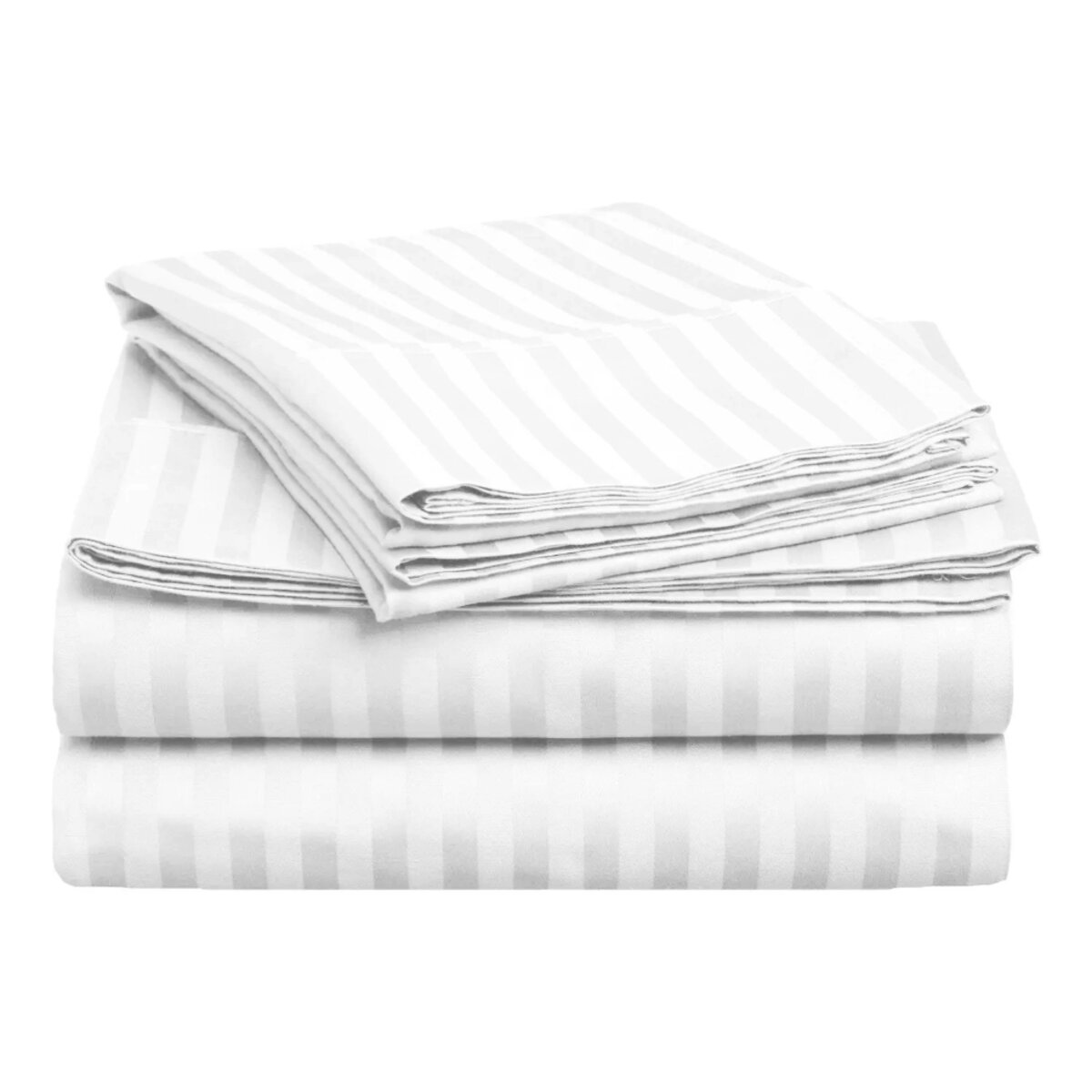 Juego de Sábanas King Size Rebeca Quetzal Microfibra Básica Blanco