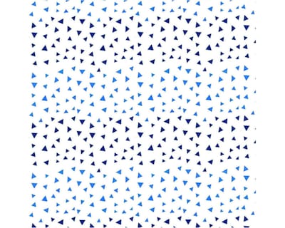 Foto 5 | Juego de Sábanas Matrimonial Rebeca Microfibra Koala Triángulos color Azul 4 Piezas