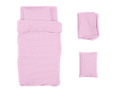 Foto 4 | Juego de Sábanas de Microfibra Matrimonial Rebeca Koala color Rosa 4 piezas