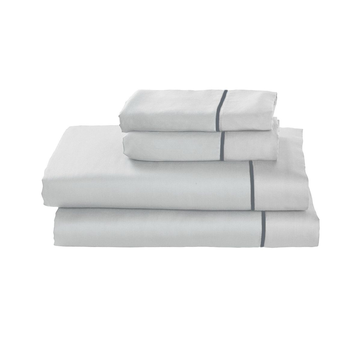 Juego de Sábanas Matrimonial Rebeca Tencel  Fibra de Eucalipto color Blanco 4 piezas
