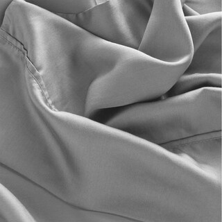 Foto 4 | Juego de Sábanas Queen Size Rebeca Tencel color Gris 4 piezas