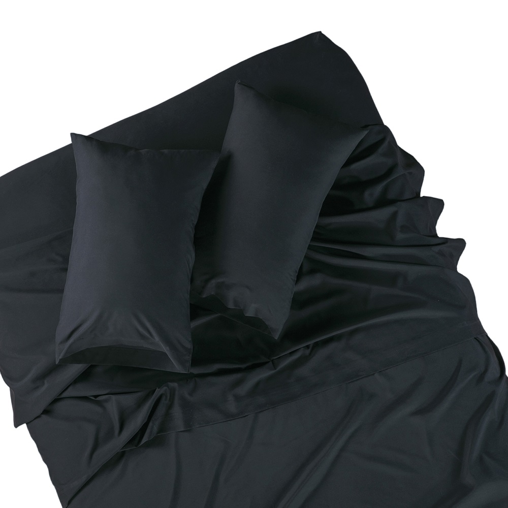 Juego de Sábanas King Size Concord Esencial color Negro