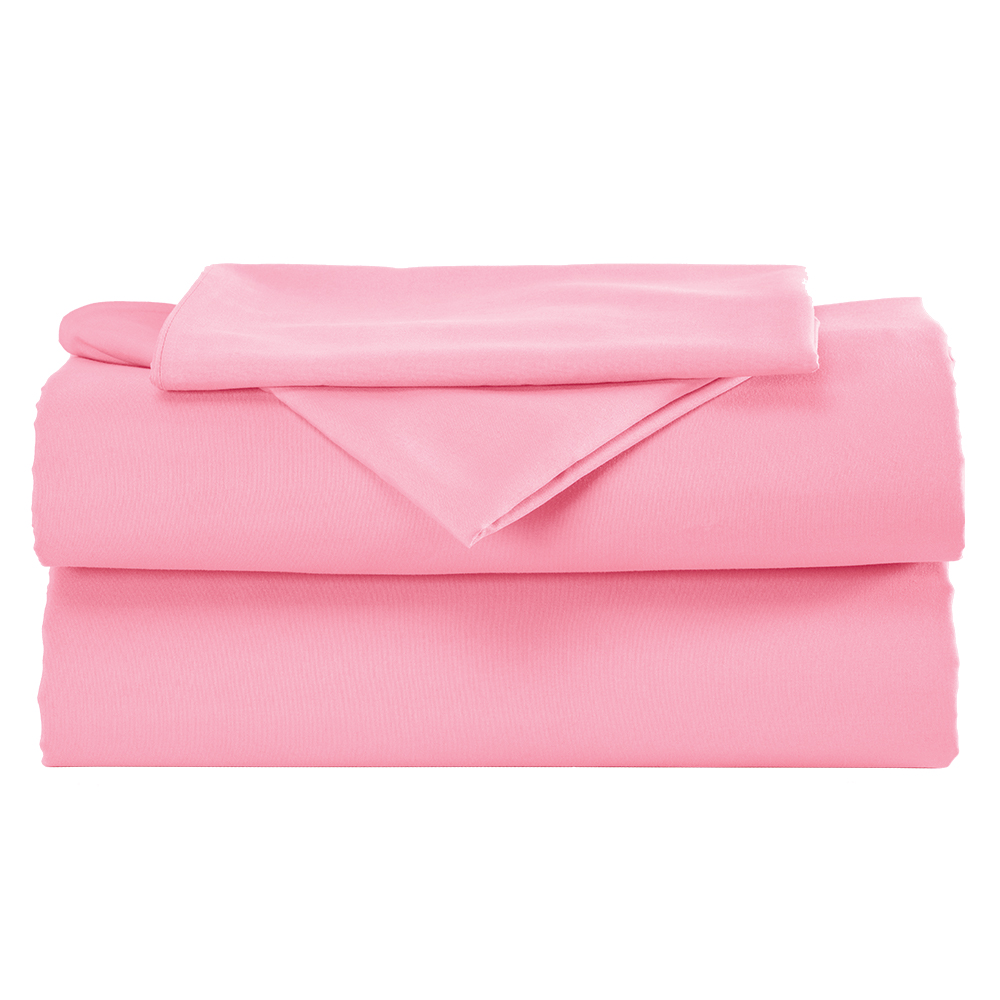 Juego de Sábanas Concord Esencial SAMM616 color Rosa Matrimonial Poliéster