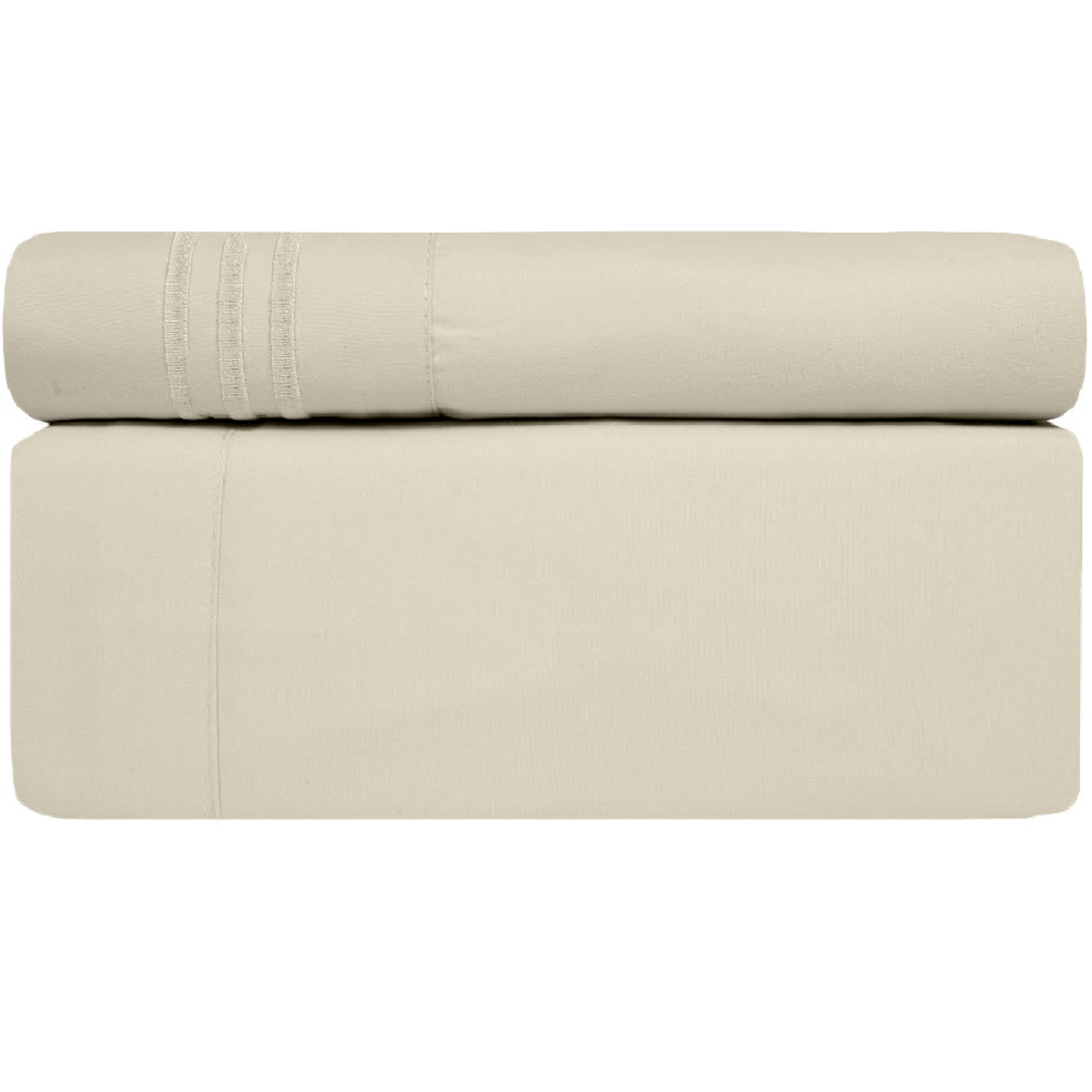Foto 6 pulgar | Juego de Sábanas Rebeca Premium Luxury color Beige King Size 4 Piezas
