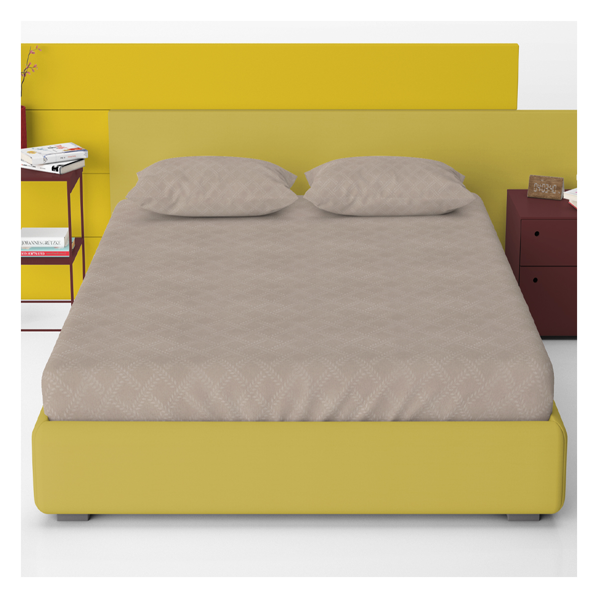 Foto 9 pulgar | Juego de Sábanas NubiSuave color Arena King Size Microfibra Suave Relieve