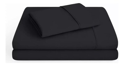 Foto 1 | Set Sábanas B.KIND & BEYOND Matrimonial color Negro 4 Piezas Extra Suaves Anti Arrugas Microfibra