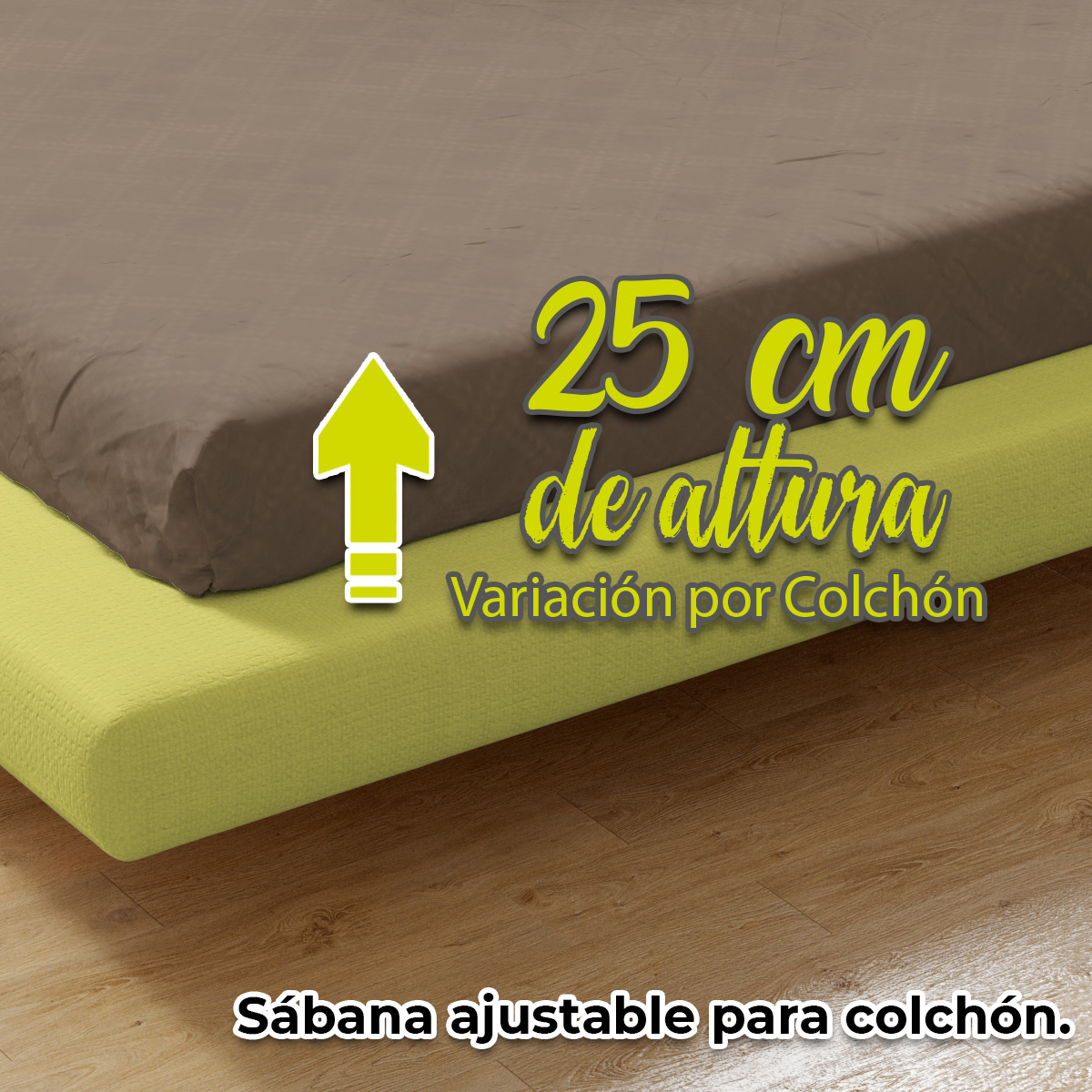 Foto 6 pulgar | Juego de Sábanas Matrimonial NubiSuave RELIEVE-MAT color Marrón 2800 Hilos 4 Piezas