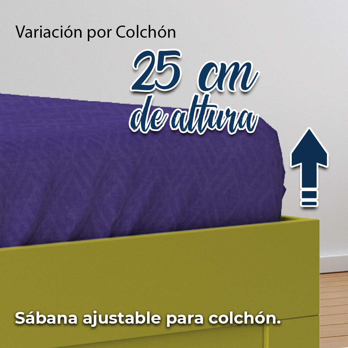 Foto 6 pulgar | Juego de Sábanas Matrimonial NubiSuave RELIEVE-MAT color Azul 2800 Hilos 4 Piezas