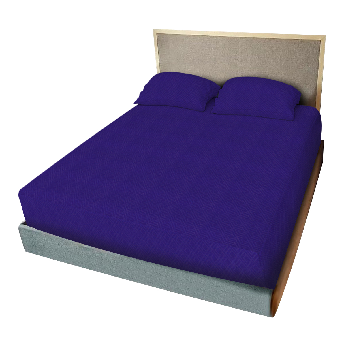 Foto 9 pulgar | Juego de Sábanas Matrimonial NubiSuave RELIEVE-MAT color Azul 2800 Hilos 4 Piezas