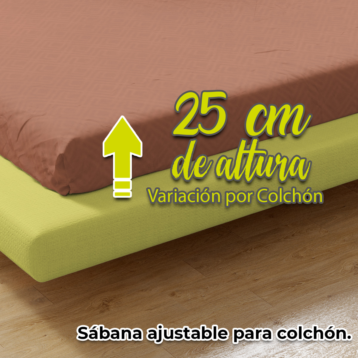 Foto 6 pulgar | Juego de Sábanas Matrimonial NubiSuave RELIEVE-MAT color Cobre 2800 Hilos 4 Piezas