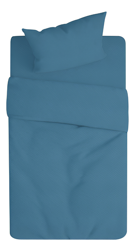 Juego de Sabanas Individual NubiSuave RELIEVE-in color Azul 3 Piezas