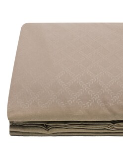 Foto 4 | Juego de Sabanas NubiSuave de Relieve Matrimonial Diseño 2800 Hilos color Arena Microfibra 4 Piezas