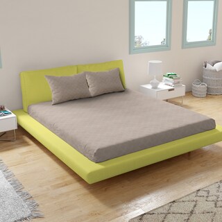 Foto 7 | Juego de Sabanas NubiSuave de Relieve Matrimonial Diseño 2800 Hilos color Arena Microfibra 4 Piezas