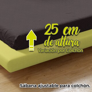 Foto 5 | Juego de Sabanas NubiSuave de Relieve Matrimonial Diseño 2800 Hilos color Café Microfibra 4 Piezas