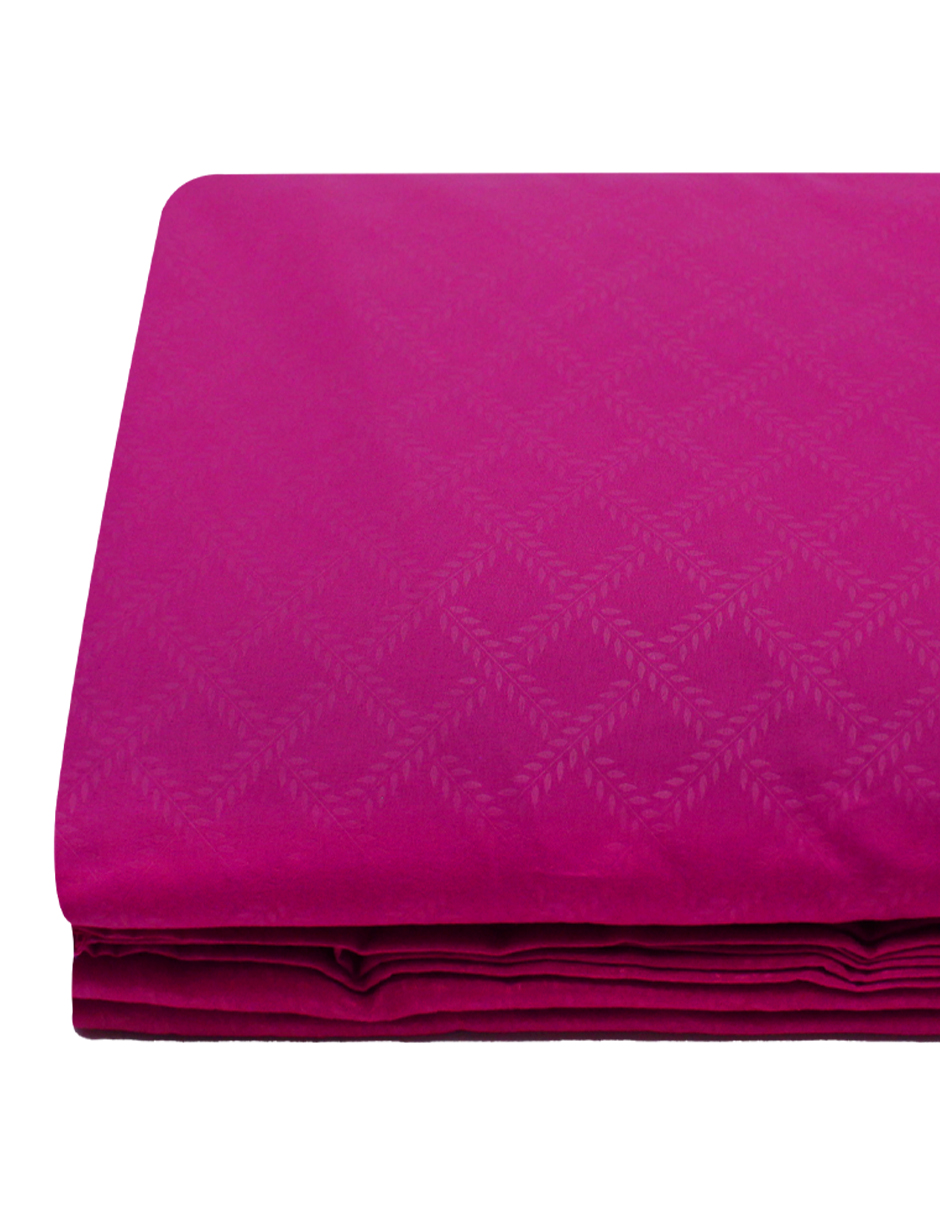 Foto 5 pulgar | Juego de Sabanas NubiSuave de Relieve Matrimonial Diseño 2800 Hilos color Fucsia Microfibra 4 Piezas