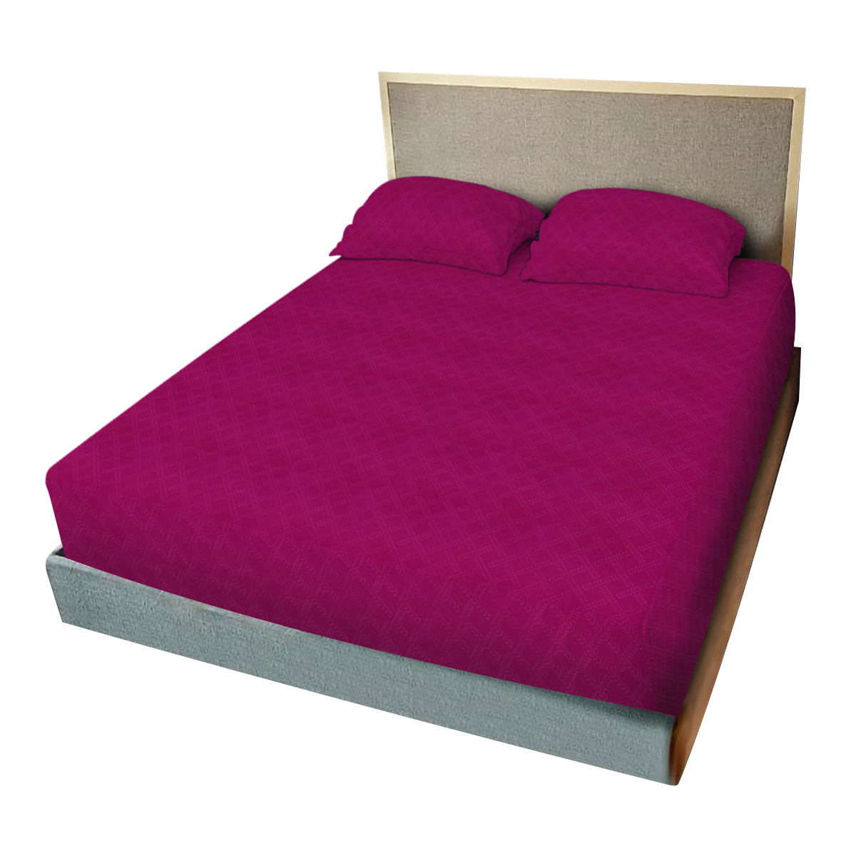 Foto 9 pulgar | Juego de Sabanas NubiSuave de Relieve Matrimonial Diseño 2800 Hilos color Fucsia Microfibra 4 Piezas