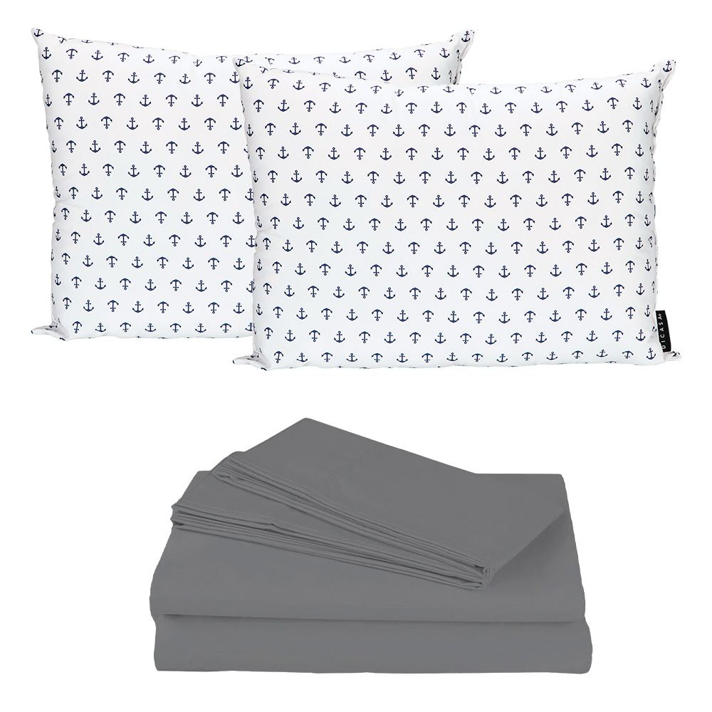 Sábanas  +  2 Almohadas 2-pack