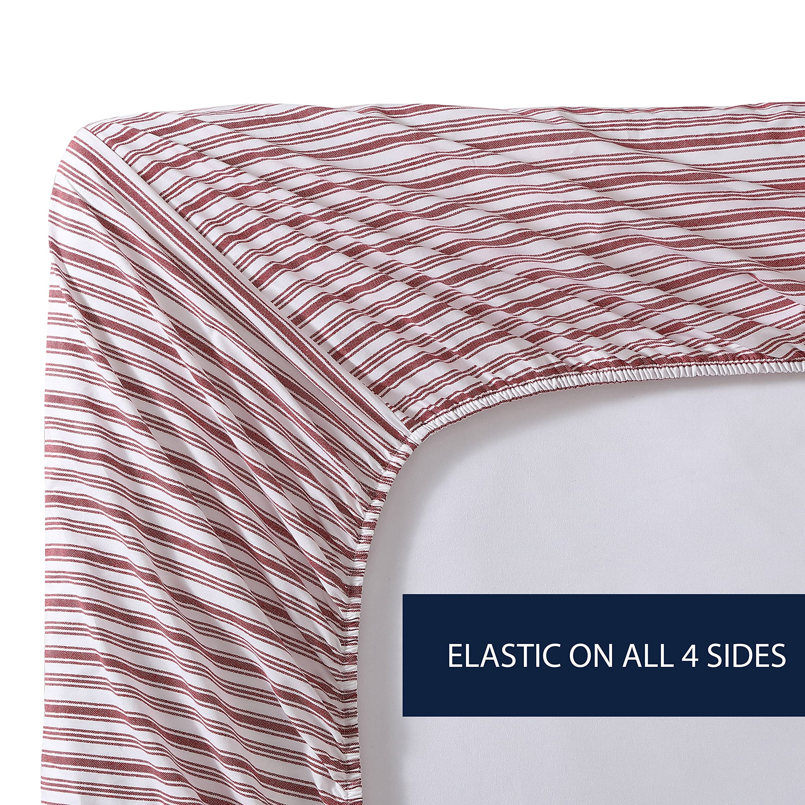 Foto 4 pulgar | Venta Internacional - Juego De Sábanas Nautica Percale Collection 100% Algodón King
