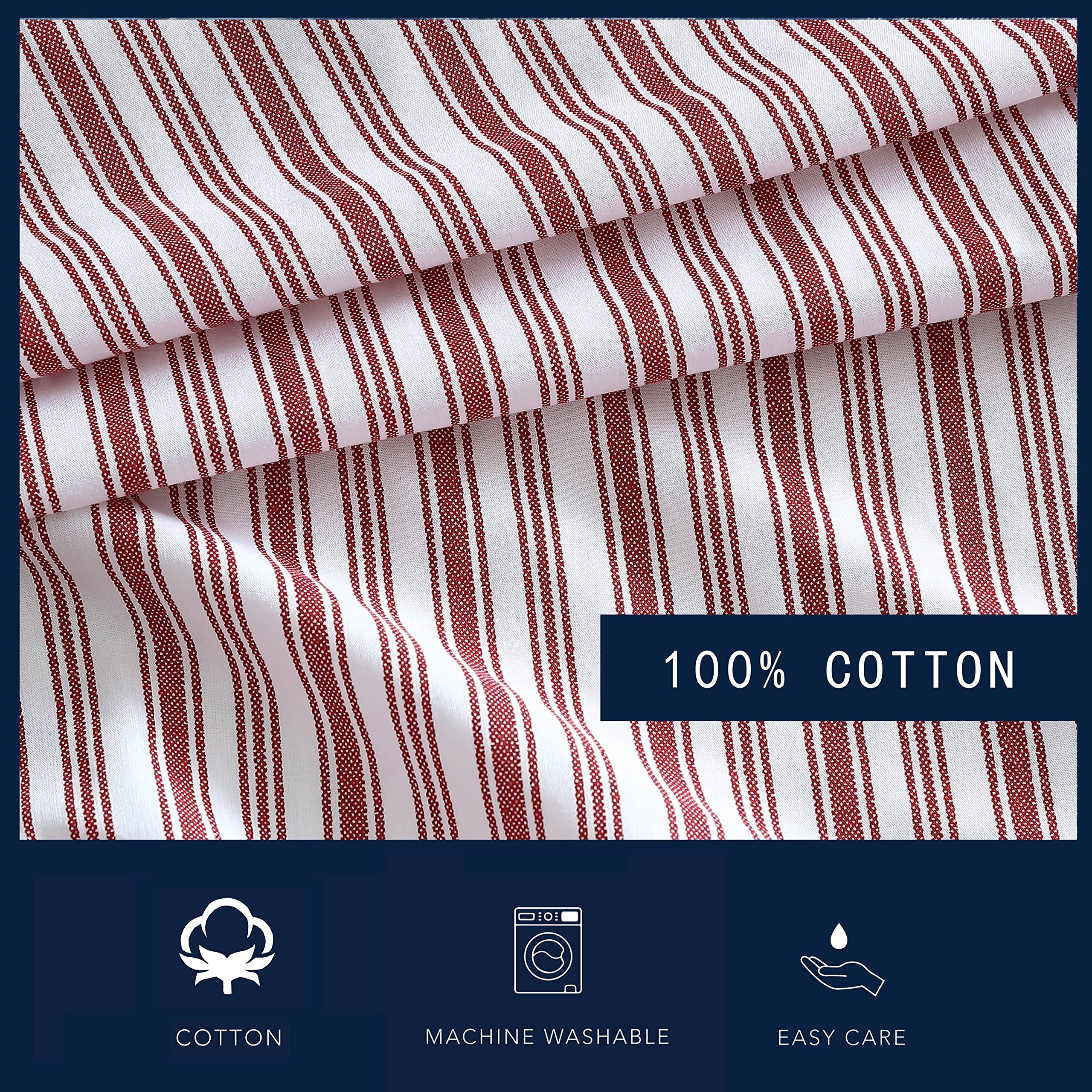 Foto 5 pulgar | Venta Internacional - Juego De Sábanas Nautica Percale Collection 100% Algodón King