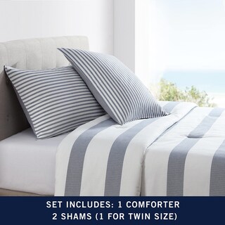 Foto 5 | Venta Internacional - Set De Edredón Nautica King Size 100% Algodón Reversible