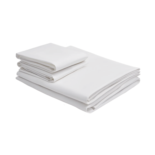 Foto 4 pulgar | Juego De Sabanas Solid Saten Blanco 100% Algodón De 300 Hilos Matrimonial