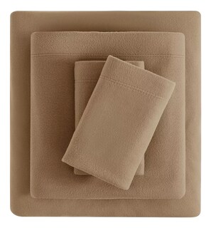 Foto 1 | Juego De Sábanas Polar Ultra Suave King Size Beige