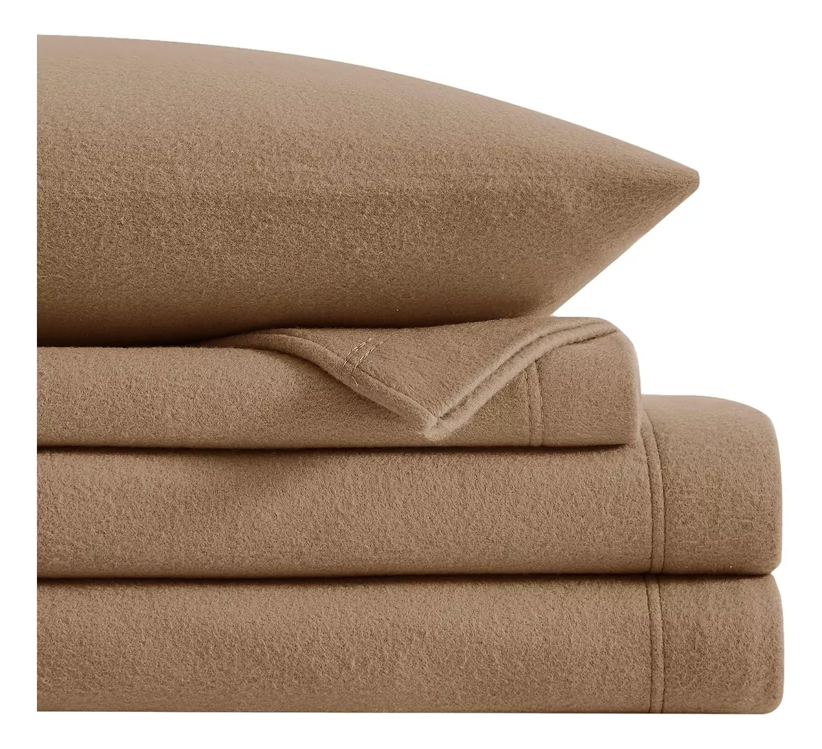 Foto 2 | Juego De Sábanas Polar Ultra Suave King Size Beige