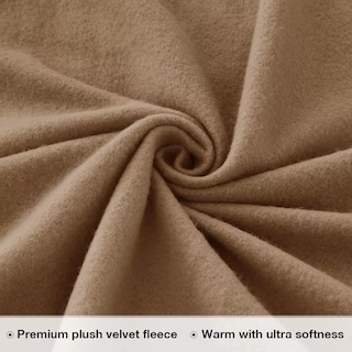 Foto 3 | Juego De Sábanas Polar Ultra Suave King Size Beige