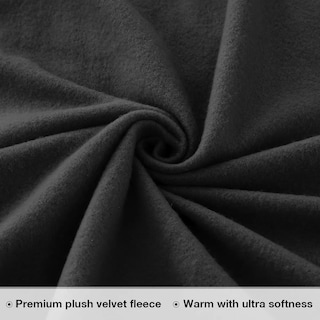 Foto 3 | Juego De Sábanas Polar Ultra Suave Matrimonial Negro
