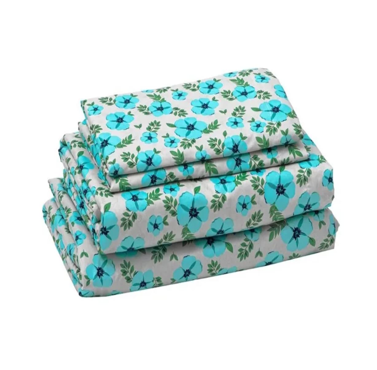 Sábanas Matrimoniales Microfibra Estampado de Flores $809