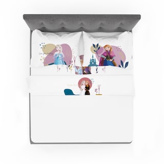 Foto 1 | Juego De Sábanas Matrimoniales Frozen Compañeras