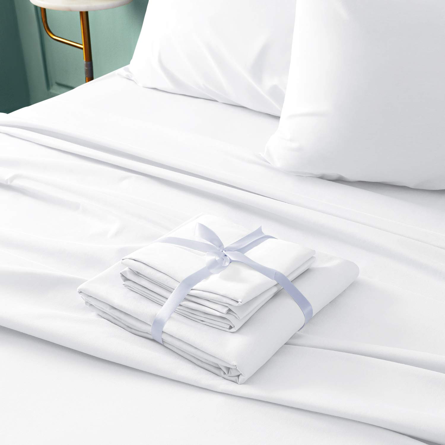 Foto 5 pulgar | Juego De Sábanas Bysure Hotel Luxury 1800tc Microfiber King - Venta Internacional.