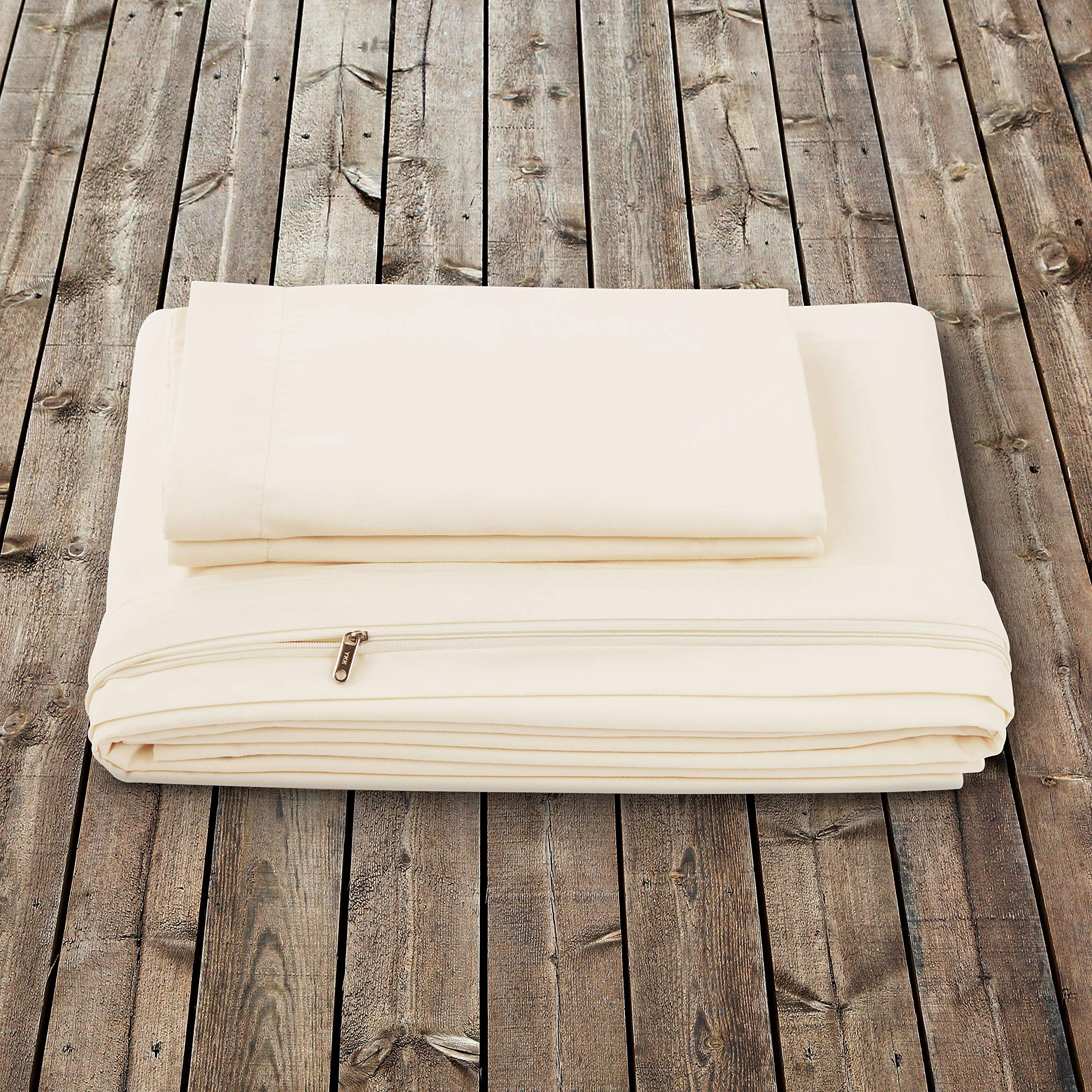 Foto 3 pulgar | Juego de Funda Nórdica Linen Market Simply Soft Queen Cream - Venta Internacional