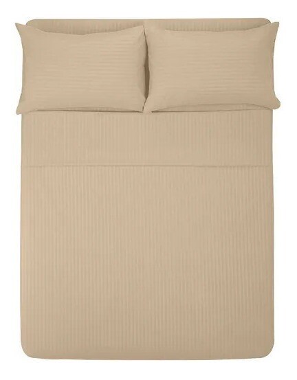 Juego de Sábanas Wünd Beige Matrimoniales 4 Piezas $1,026