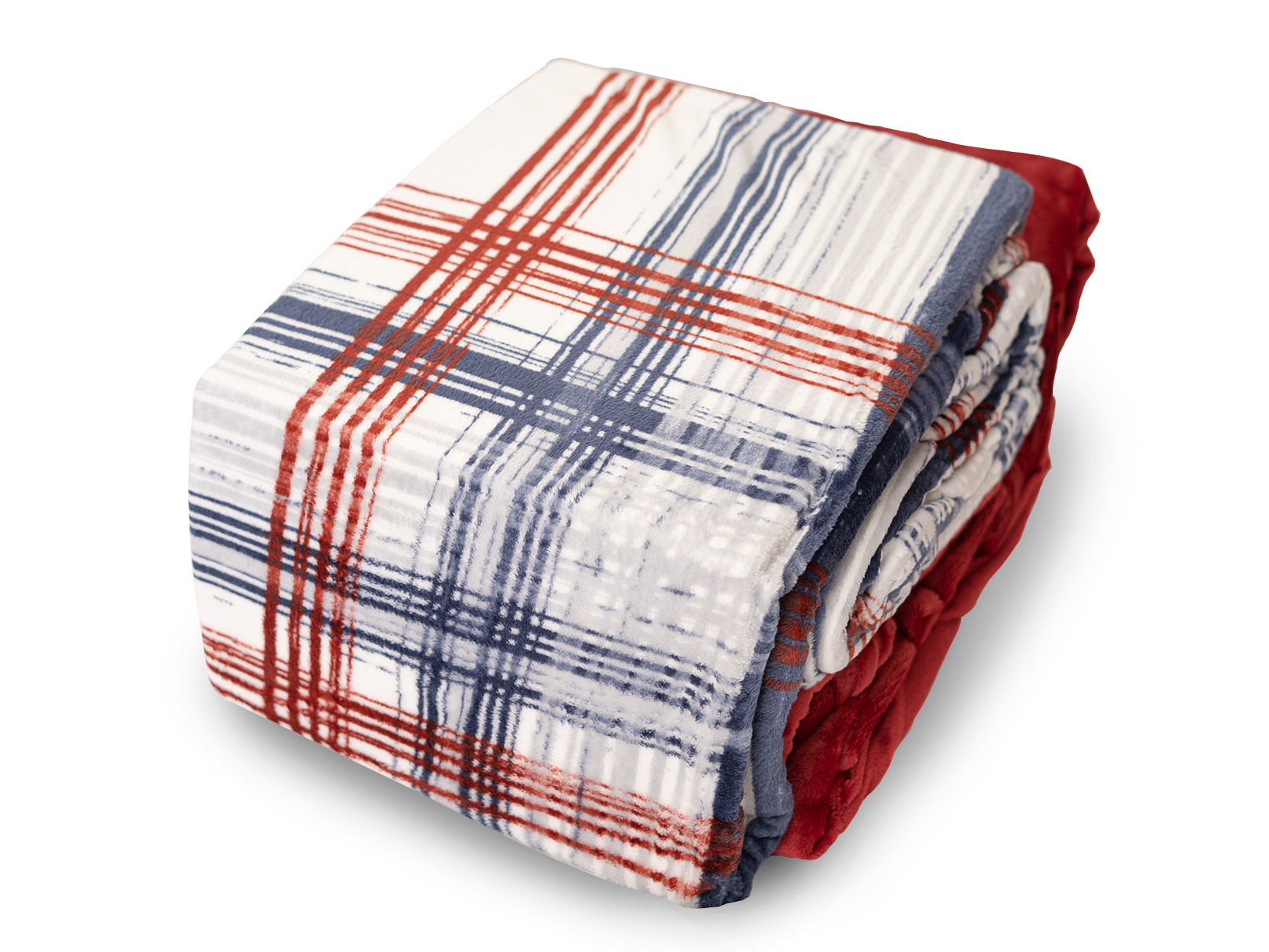 Juego de Sábana Dormireal Flannel Montreal Roja King Size