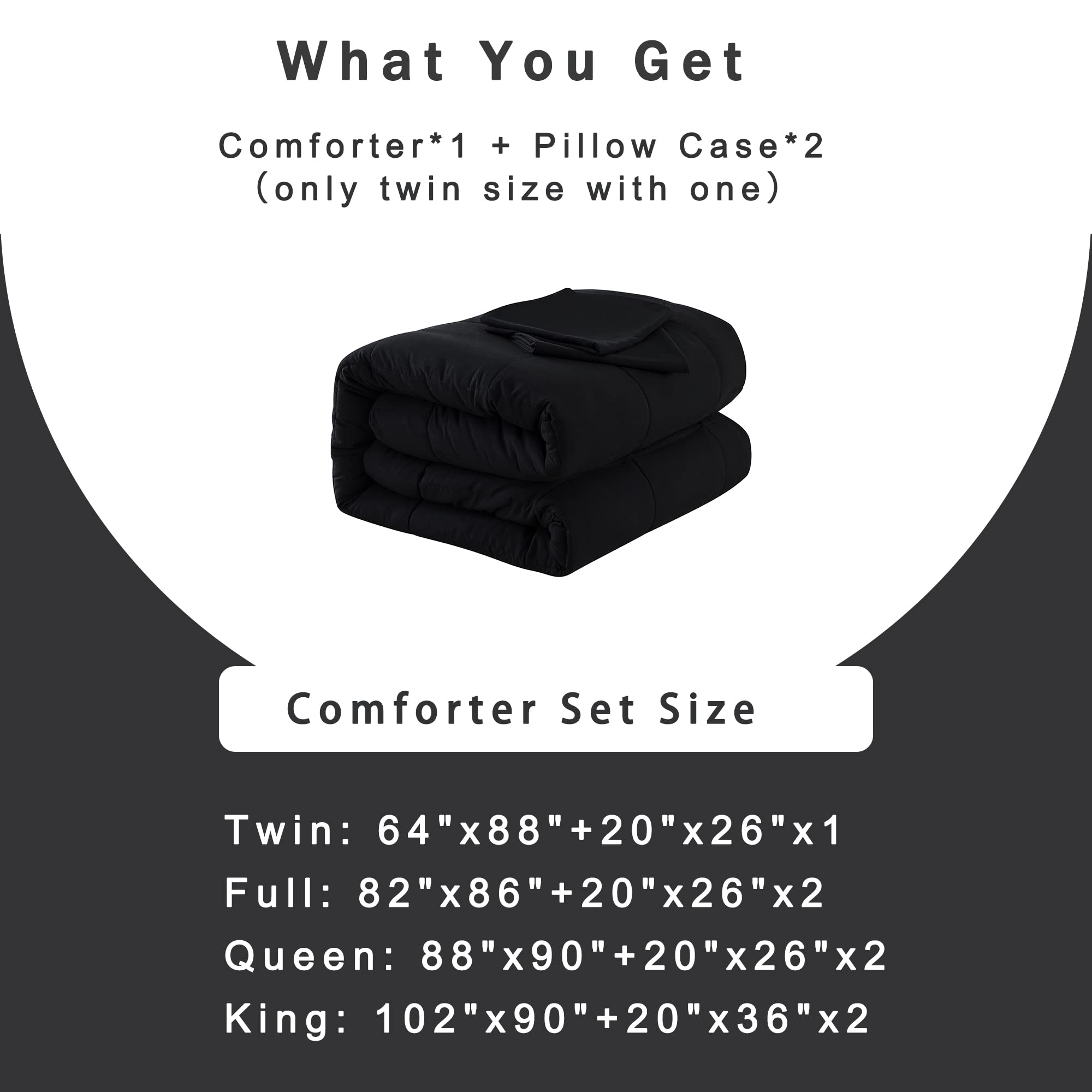 Foto 7 pulgar | Juego de Edredón Downcool Queen Con 2 Fundas De Almohada Para Todas Las Estaciones - Venta Internacional