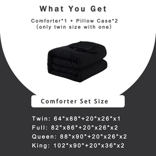Foto 6 | Juego de Edredón Downcool Queen Con 2 Fundas De Almohada Para Todas Las Estaciones - Venta Internacional