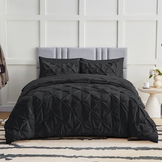 Foto 2 | Juego de Edredón Cozylux Tamaño Queen Negro 7 Piezas - Venta Internacional