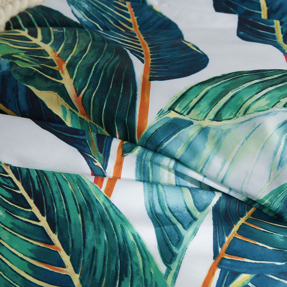 Foto 6 | Funda Nórdica Lifetb Tropical Green Leaf Queen de Algodón - Venta Internacional
