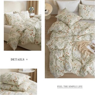 Foto 6 | Juego de Funda de Edredón Highbuy Garden Floral Tamaño King - 3 Piezas - Venta Internacional