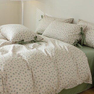 Foto 2 | Funda Nórdica Highbuy Floral Twin de Algodón con 2 Fundas de Almohada - Venta Internacional