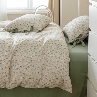 Foto 5 | Funda Nórdica Highbuy Floral Twin de Algodón con 2 Fundas de Almohada - Venta Internacional