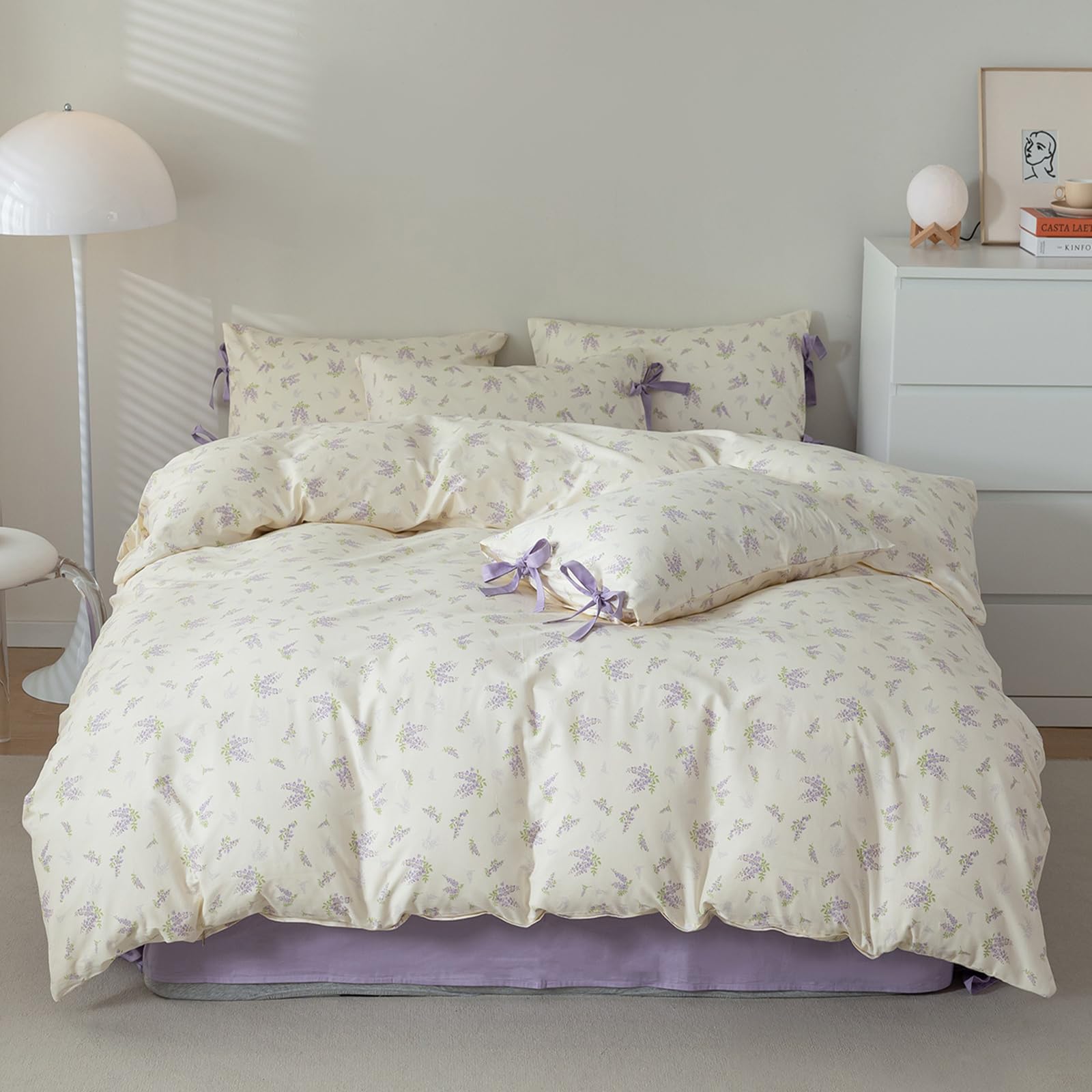 Foto 1 | Juego de Fundas de Edredón Highbuy Botanical Floral Queen Cotton 3 Piezas - Venta Internacional