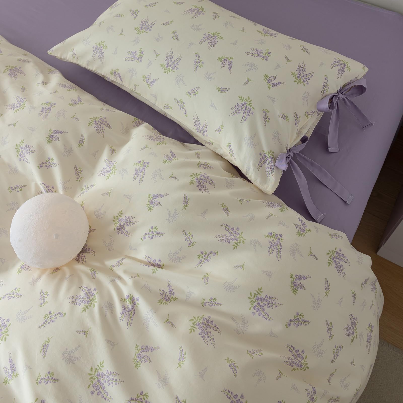 Foto 7 pulgar | Juego de Fundas de Edredón Highbuy Botanical Floral Queen Cotton 3 Piezas - Venta Internacional