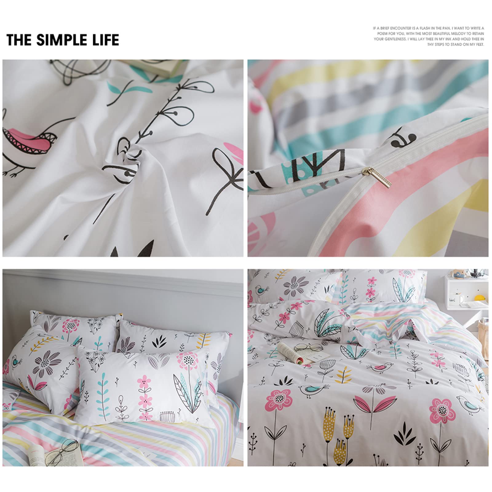 Foto 5 pulgar | Juego de Ropa de Cama HighBuy Funda De Edredón King 3 Piezas - Venta Internacional