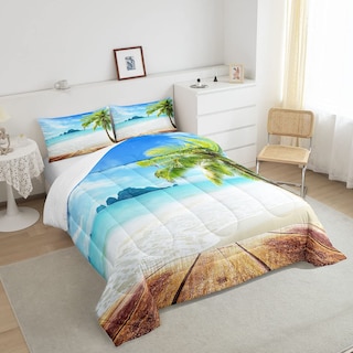 Foto 4 | Juego de Edredón Erosebridal Beach King Size con 2 Fundas de Almohada - Venta Internacional