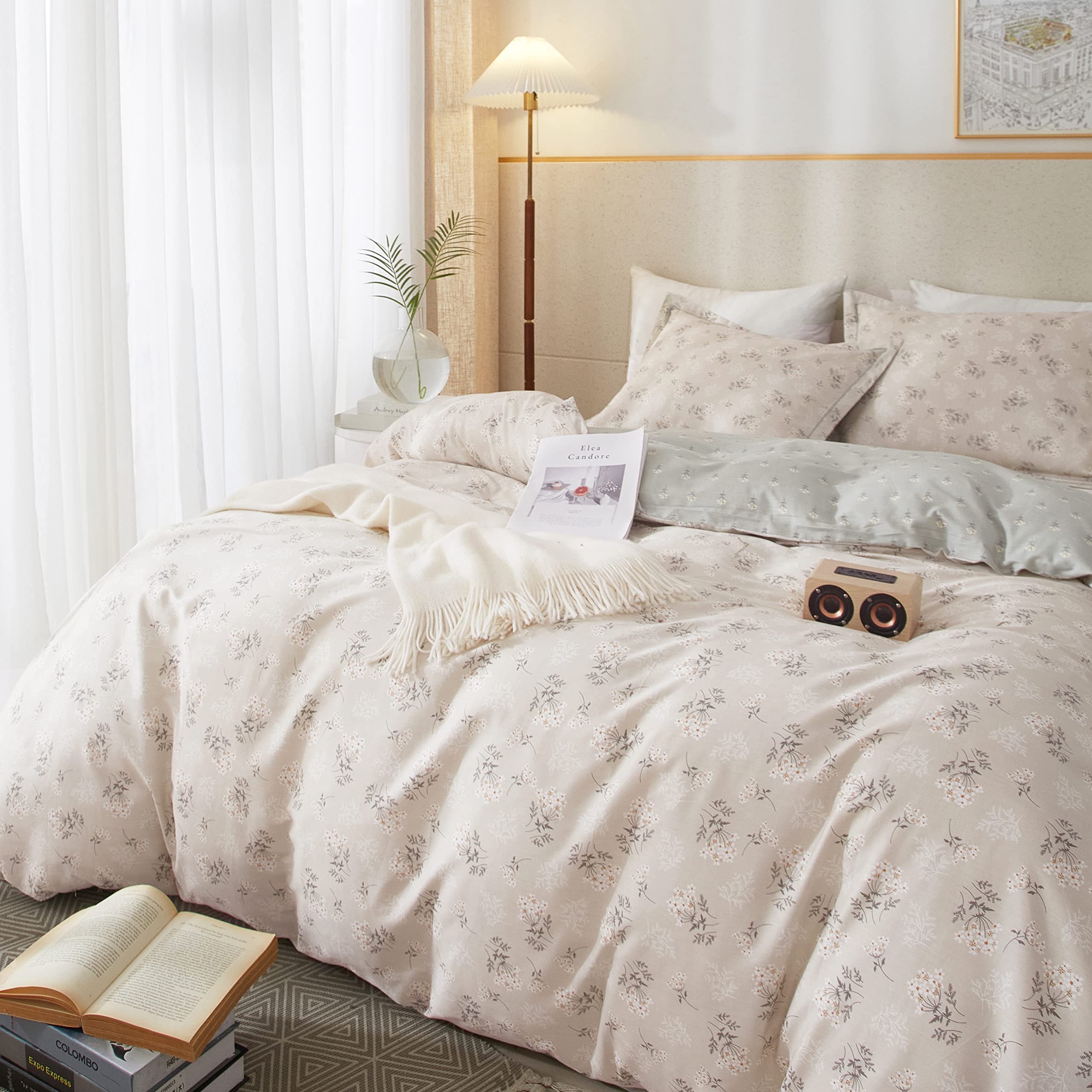 Foto 3 pulgar | Juego de Cama Highbuy Ligero con Ramas de Flor Tamaño Queen - Venta Internacional