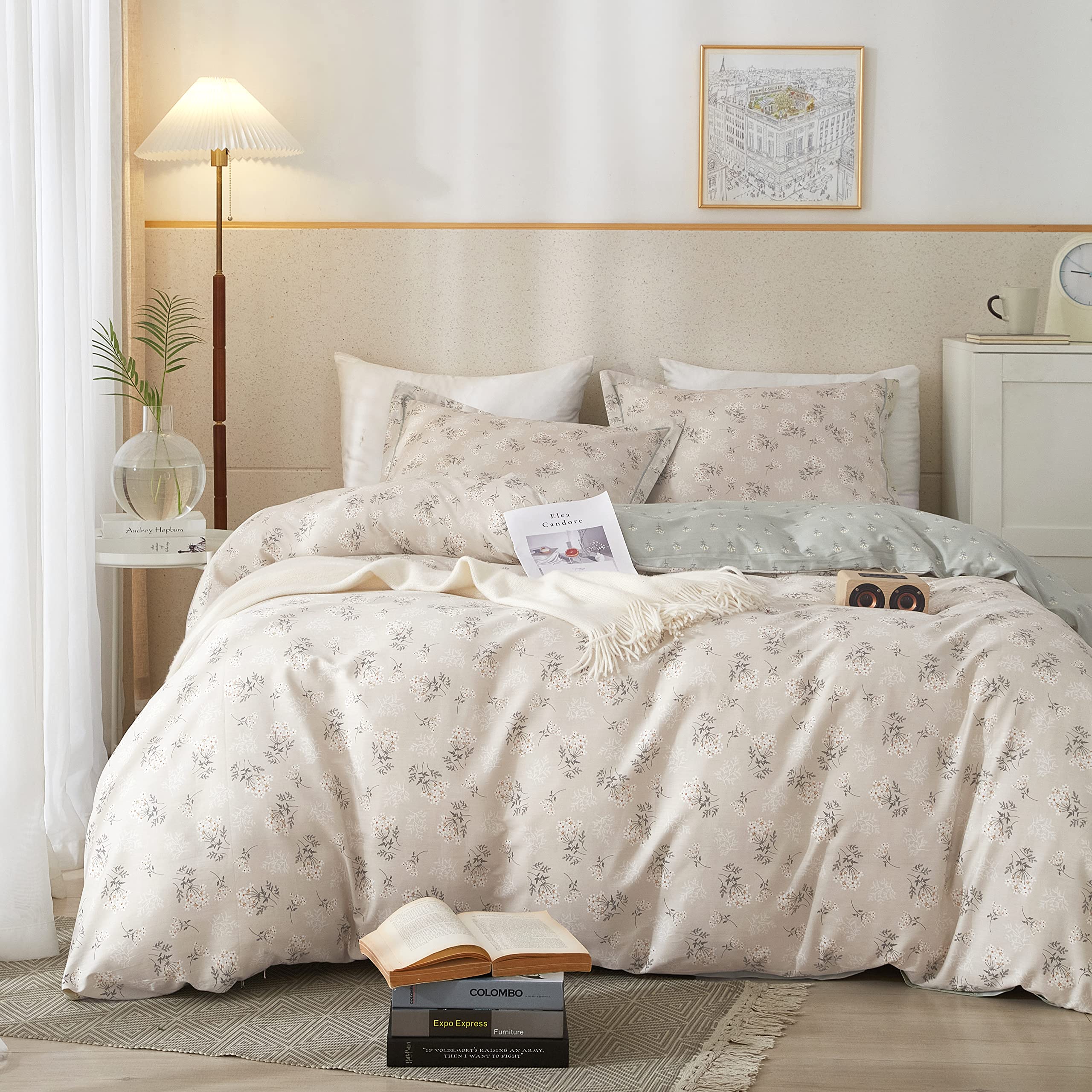 Foto 5 pulgar | Juego de Cama Highbuy Ligero con Ramas de Flor Tamaño Queen - Venta Internacional