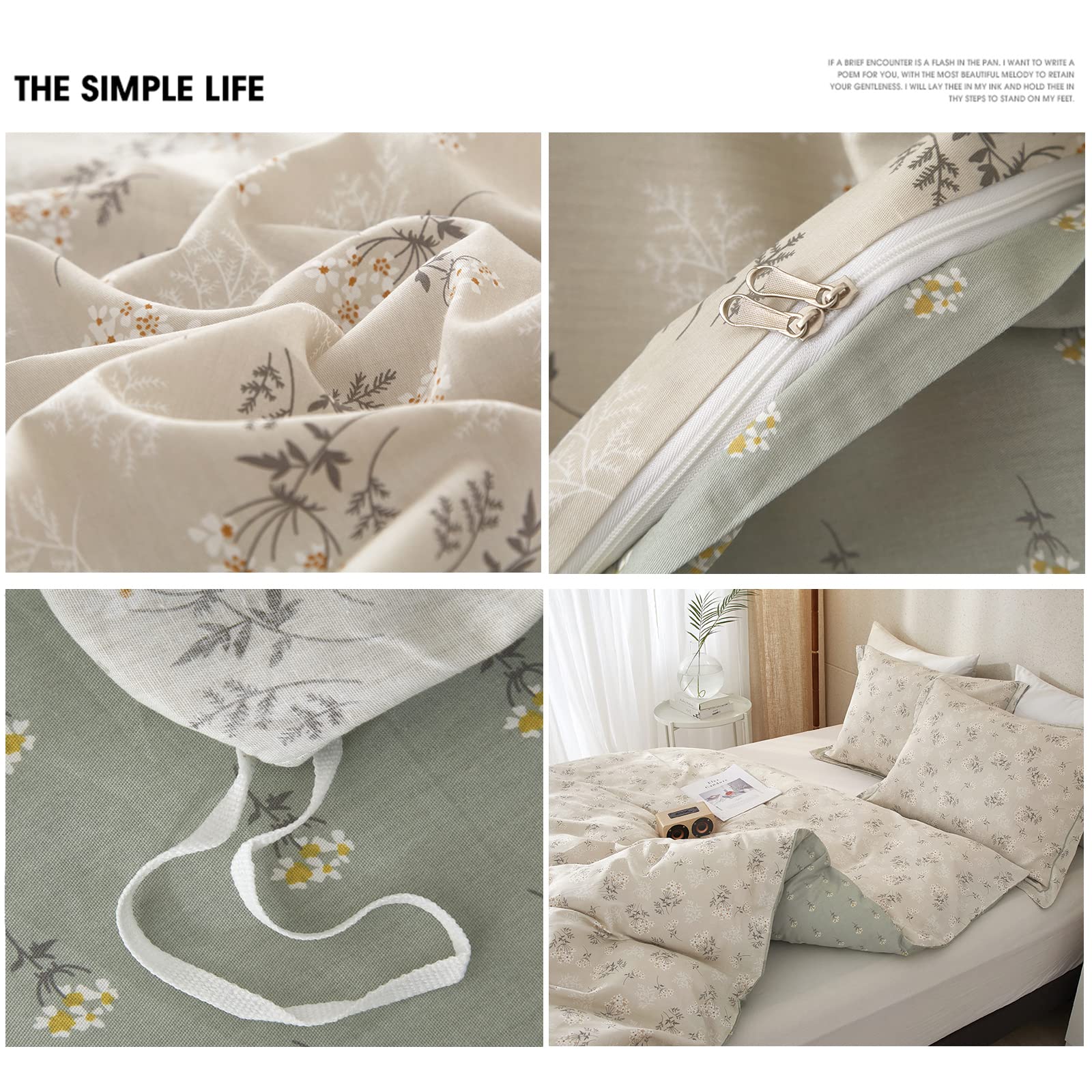 Foto 6 pulgar | Juego de Cama Highbuy Ligero con Ramas de Flor Tamaño Queen - Venta Internacional