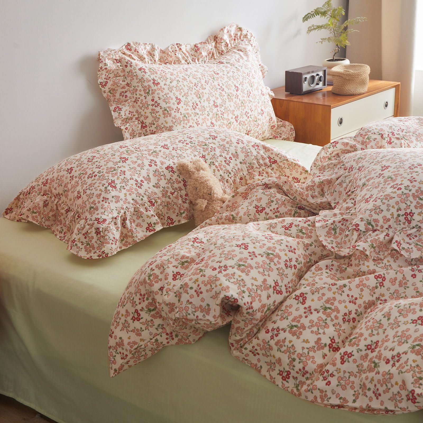Foto 6 | Juego de Edredón Lifetb Pink Floral Queen - Venta Internacional